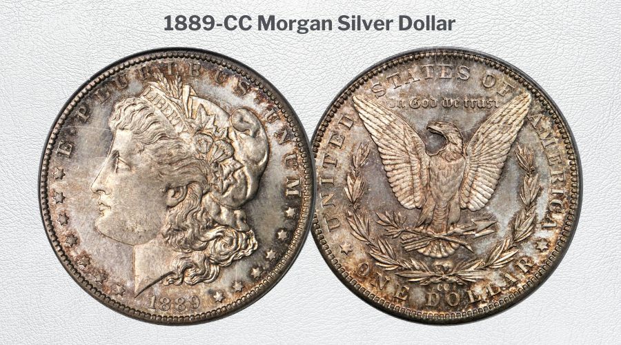 1889-CC Morgan Silver Dollar