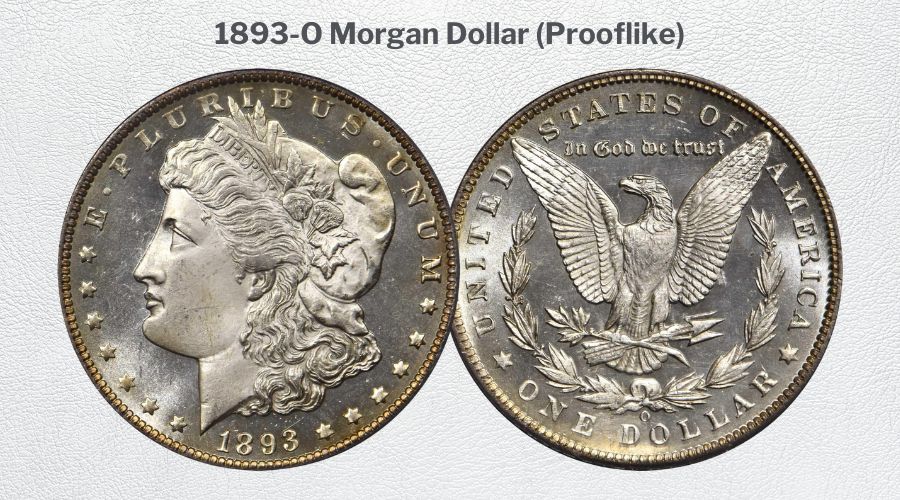 1893-O Morgan Dollar (Prooflike)