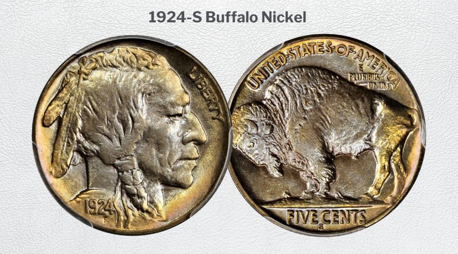 1924-S Buffalo Nickel