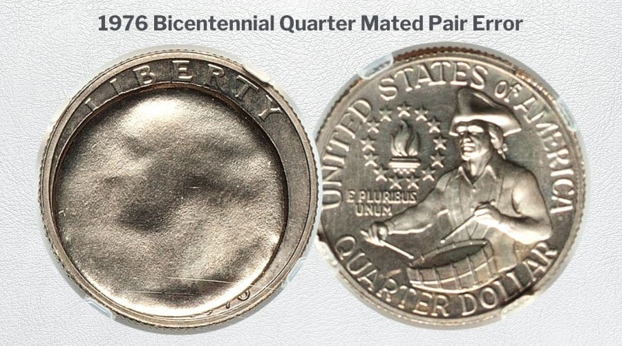 1976 Bicentennial Quarter Mated Pair Error