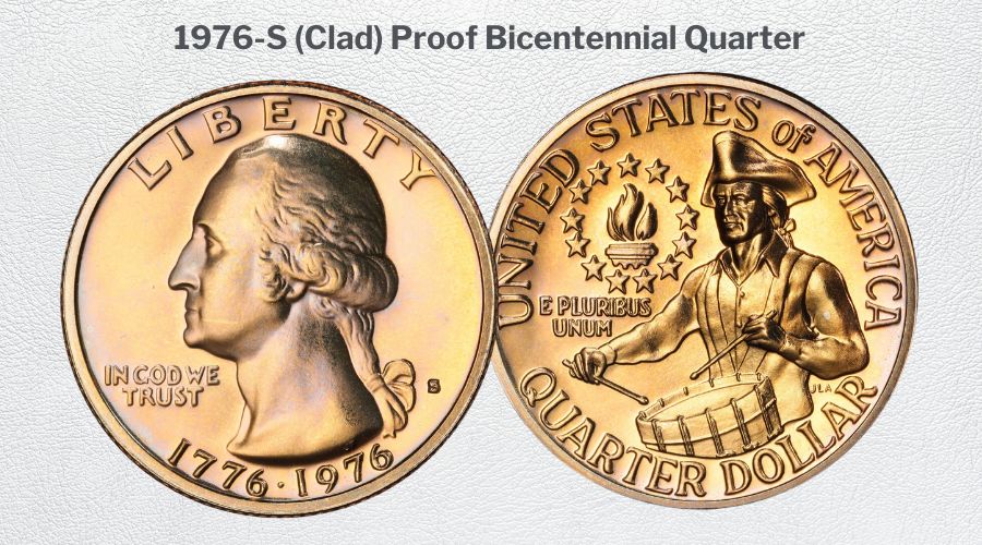 1976-S (Clad) Proof Bicentennial Quarter