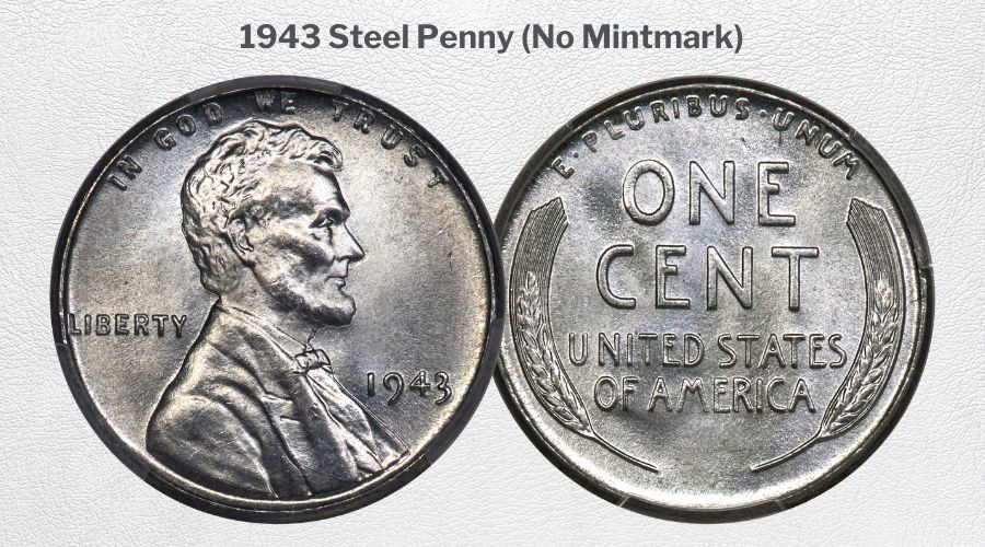1943 Steel Penny (No Mintmark)