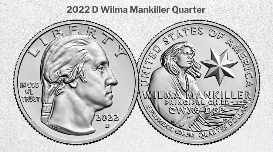 2022 D Wilma Mankiller Quarter