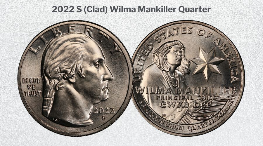 2022 S Wilma Mankiller Clad Quarter
